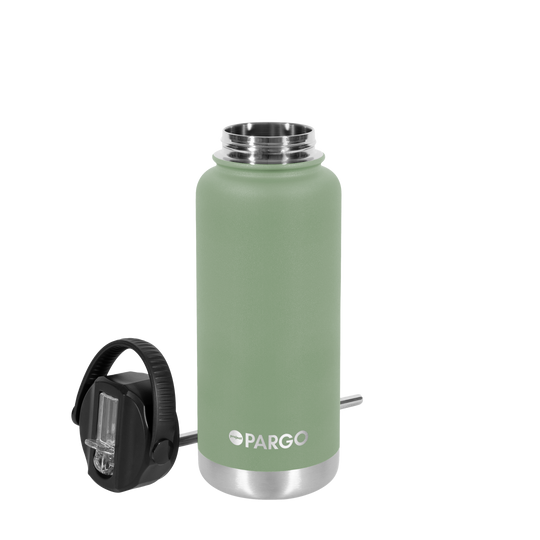 Tide & Co X Project Pargo Insulated Sports Bottle 950mL - Eucalypt Green
