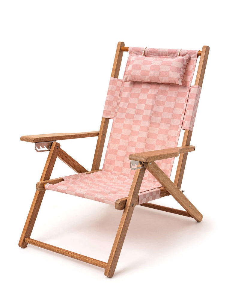 The Tommy Chair - Dusty Pink Checker