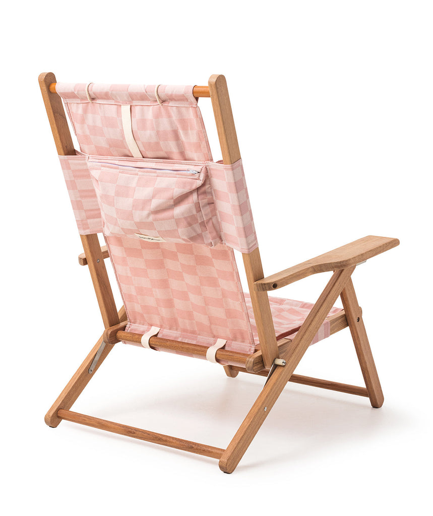 The Tommy Chair - Dusty Pink Checker