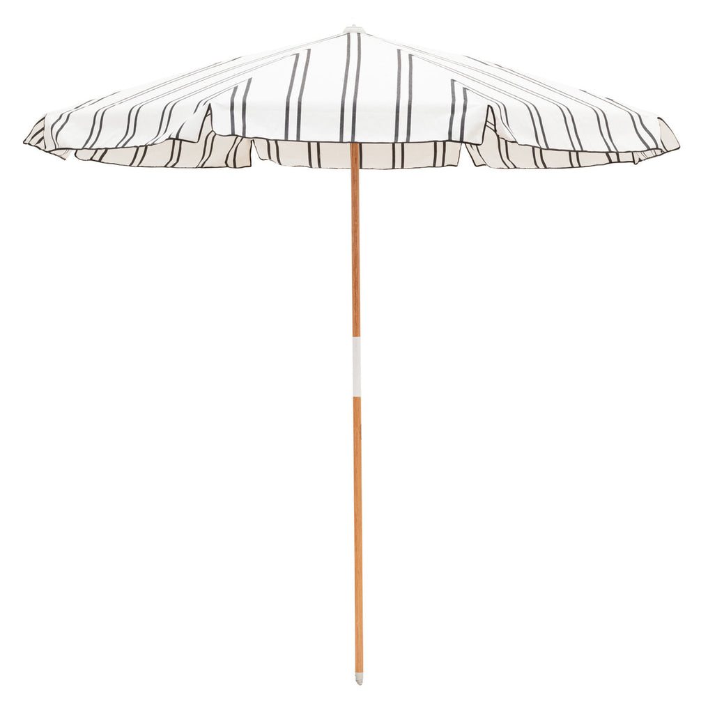 The Amalfi Umbrella - Black Two Stripe