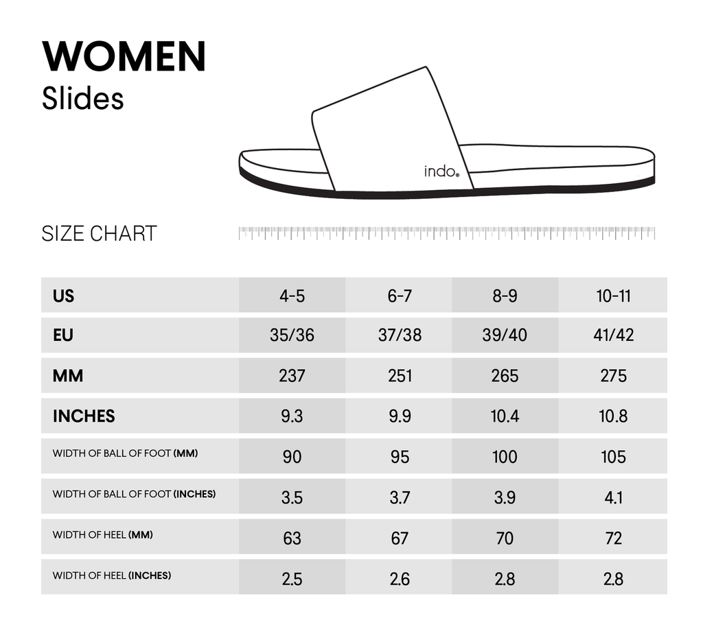 Womens Slides - Rust