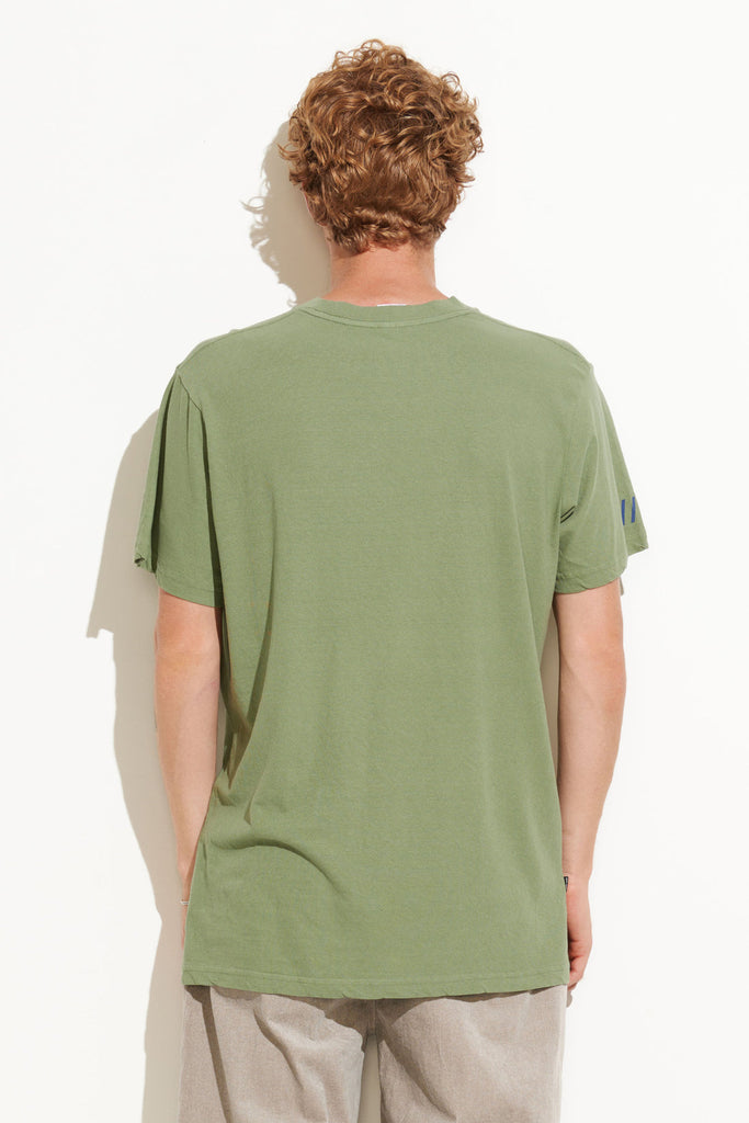 SUPERCORPORATE 50/50 SS TEE - PIGMENT ARMY GREEN