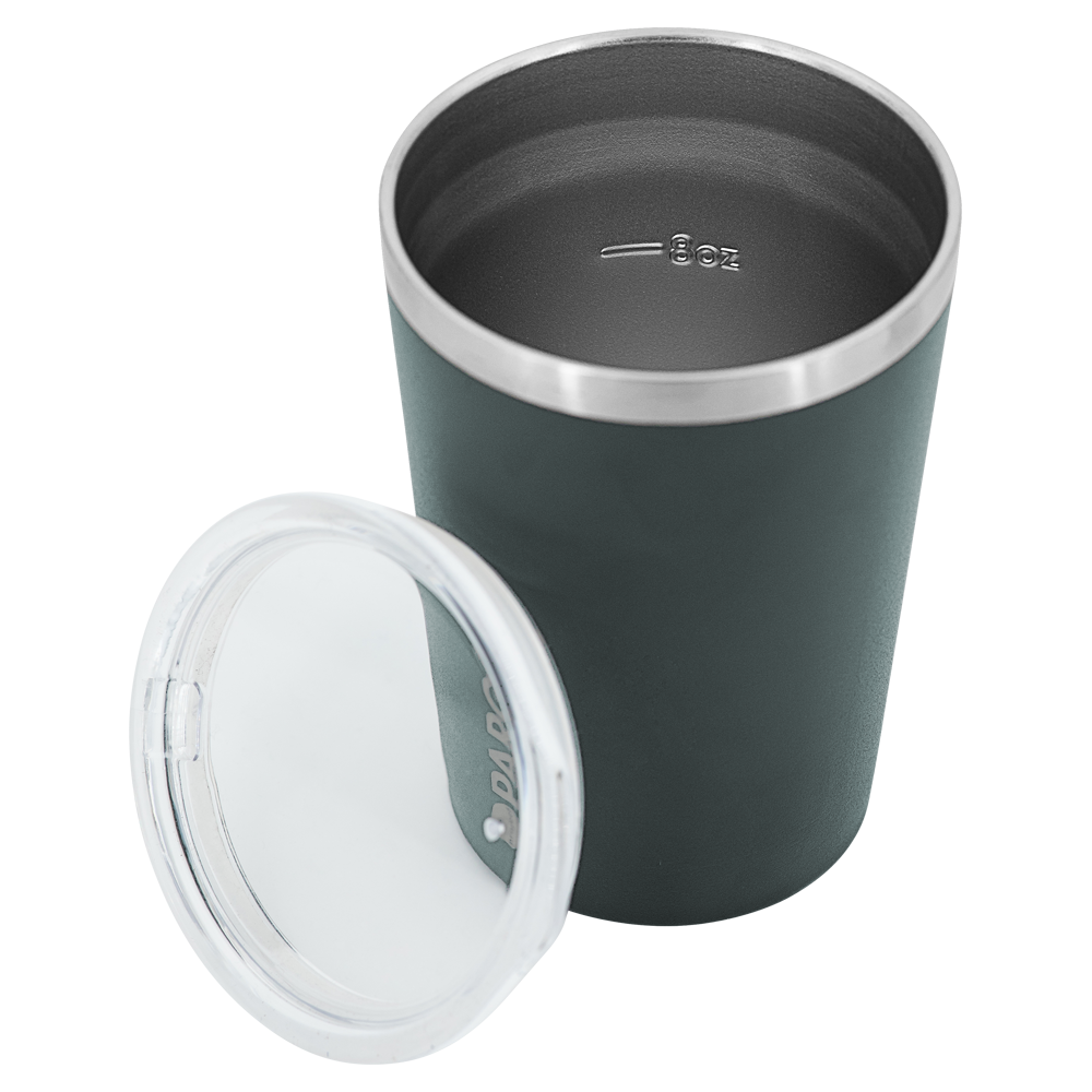 Tide & Co X Project Pargo Insulated Coffee Cup 12oz - BBQ Charcoal