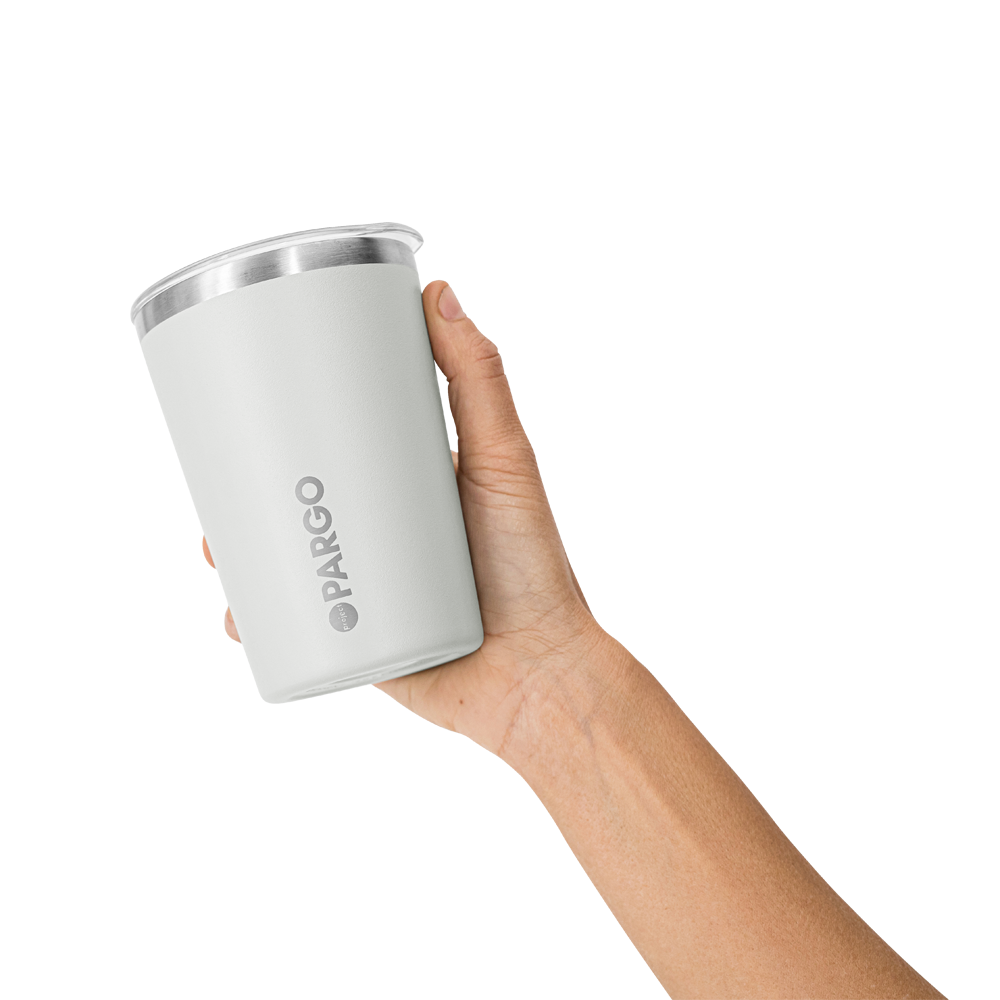 Tide & Co X Project Pargo Insulated Coffee Cup 12oz - Bone White