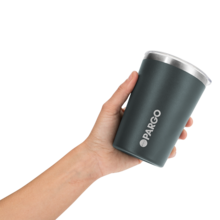 Tide & Co X Project Pargo Insulated Coffee Cup 12oz - BBQ Charcoal
