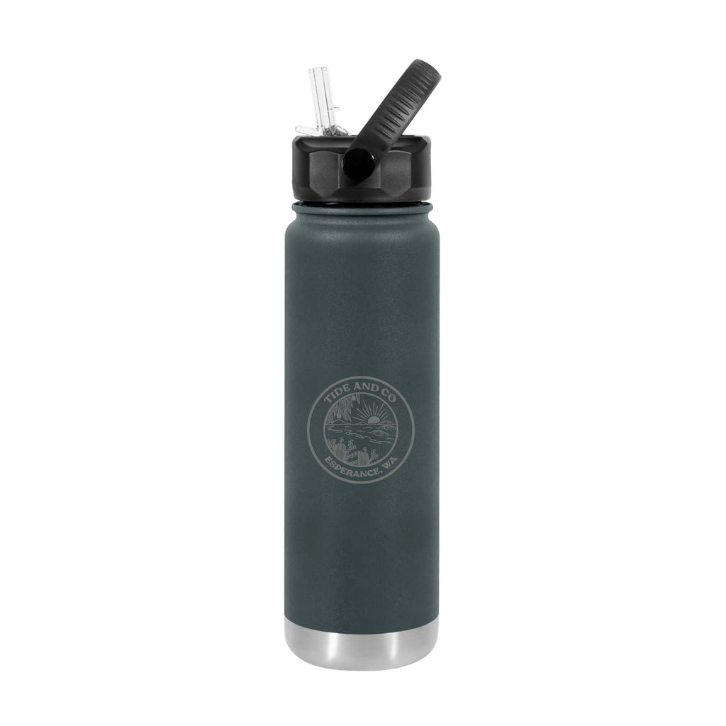 Tide & Co X Project Pargo Insulated Sports Bottle 750mL - BBQ Charcoal