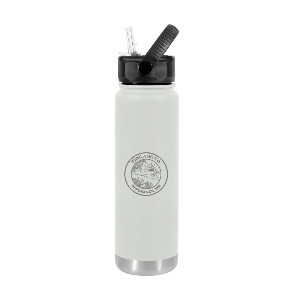 Tide & Co X Project Pargo Insulated Sports Bottle 750mL - Bone White