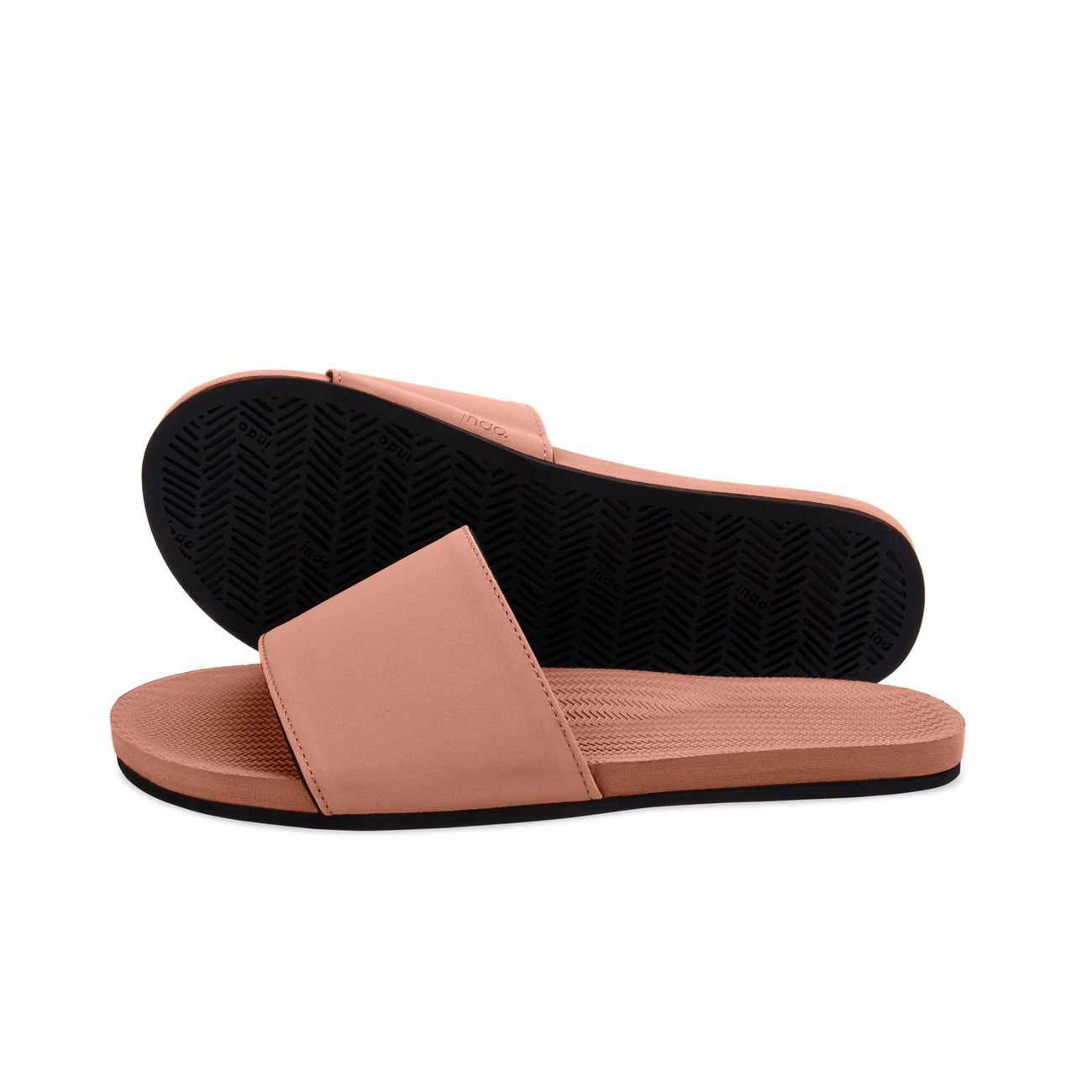 Womens Slides - Rust